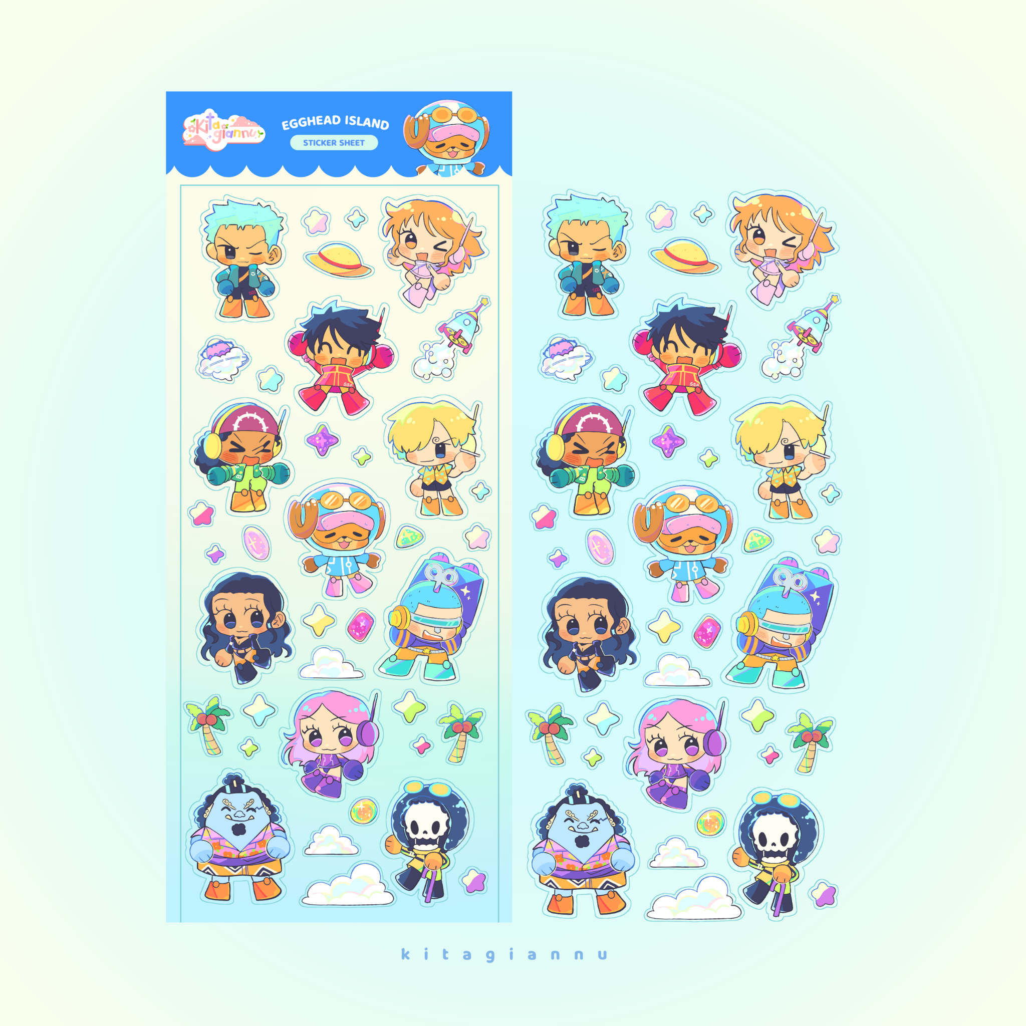 Egghead Island | Sticker Sheet [IN-STOCK]