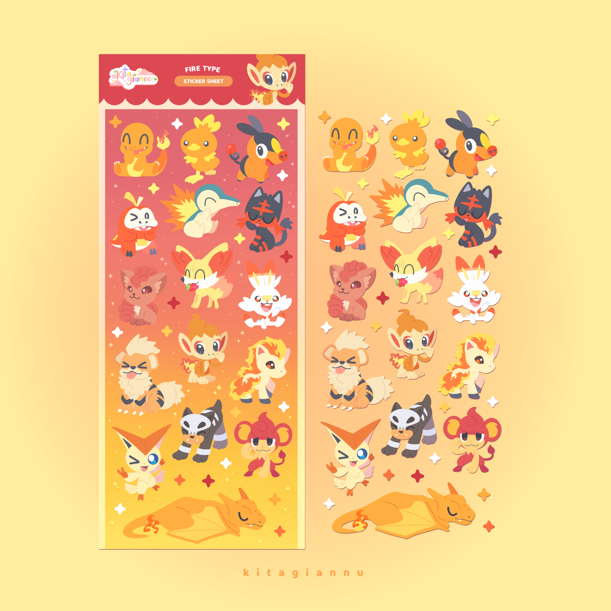 Fire Type [Sticker Sheet]