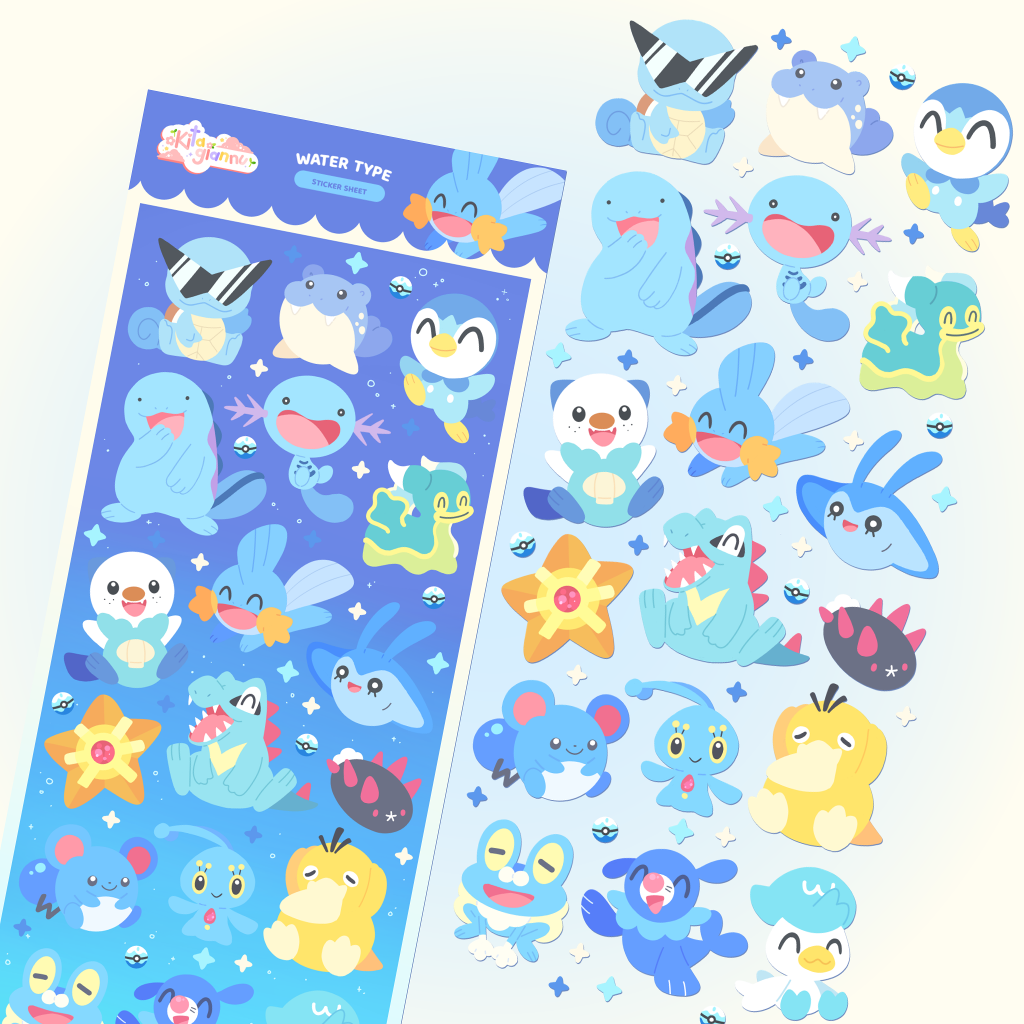Water Type [Sticker Sheet]