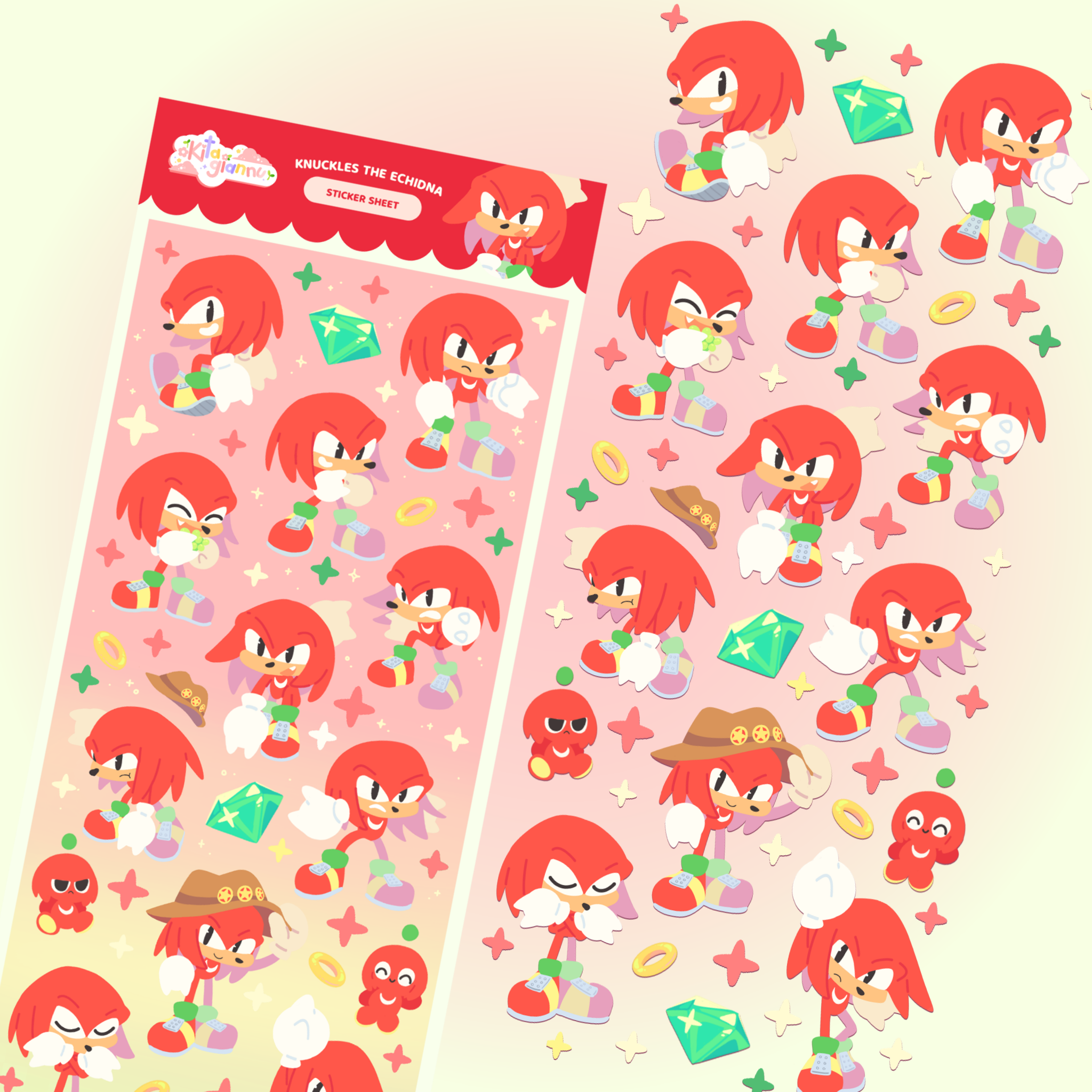 Knuckles [Sticker Sheet]