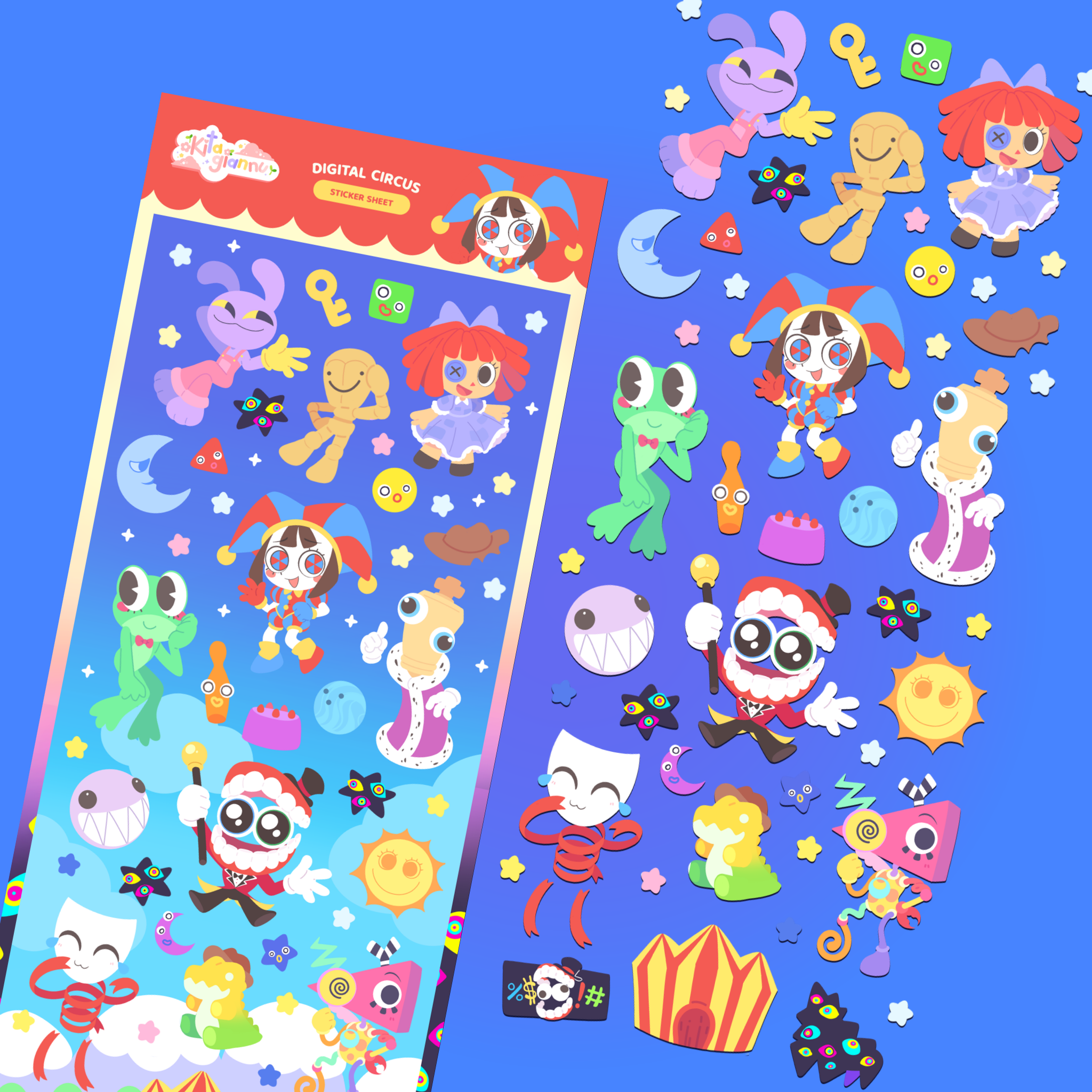 Digital Circus | Sticker Sheet [IN-STOCK]