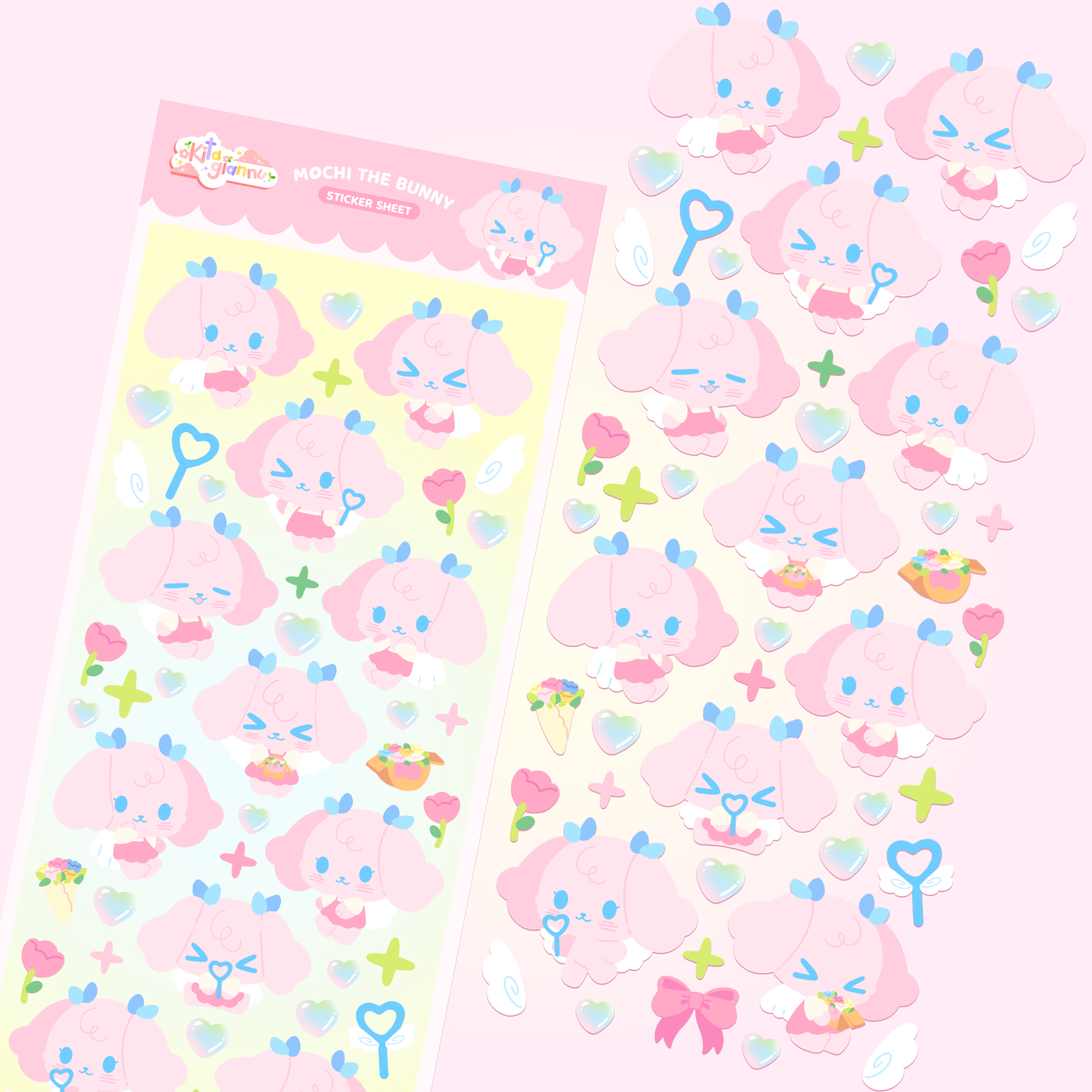 Mochi the Bunny [Sticker Sheet]