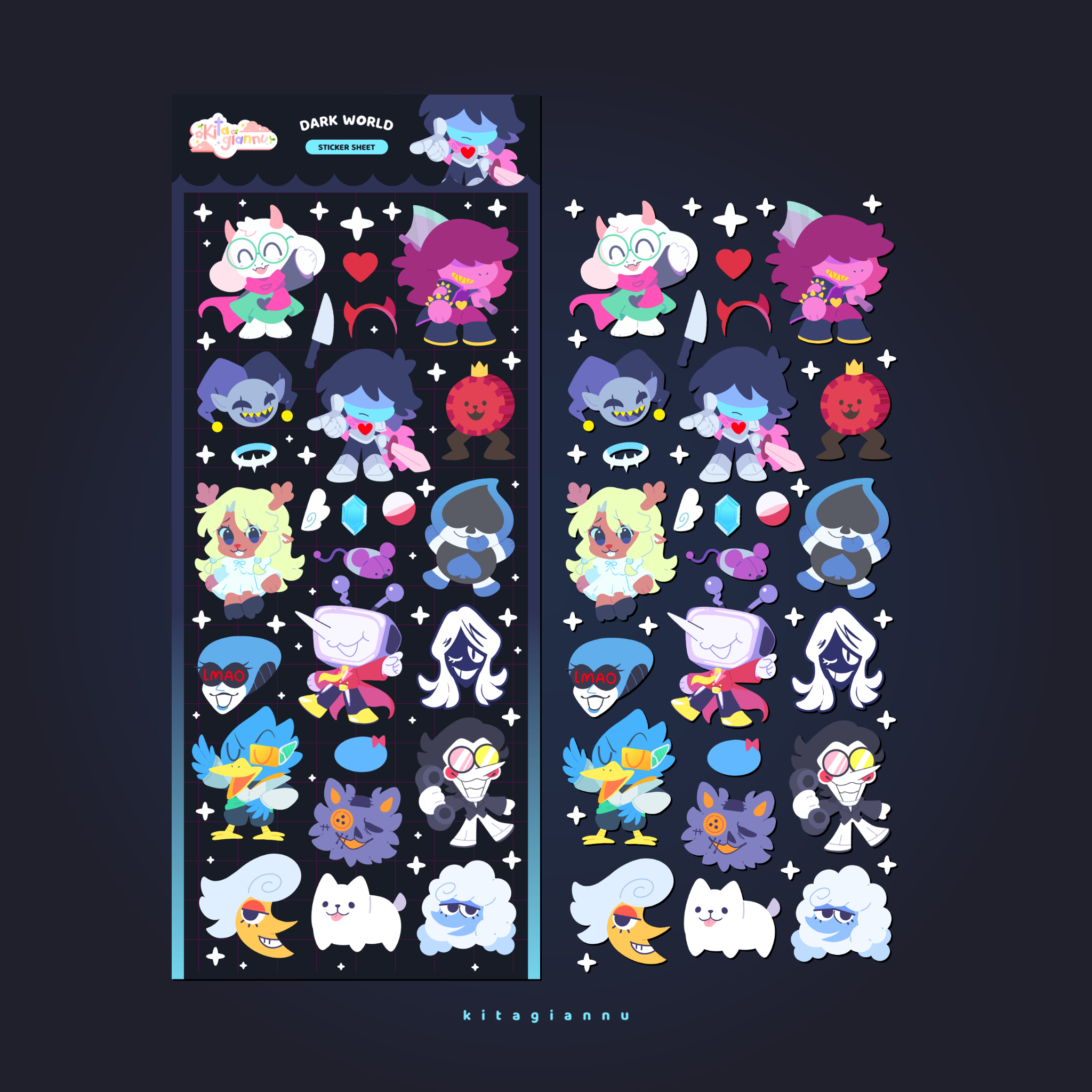Dark World | Sticker Sheet [IN-STOCK]