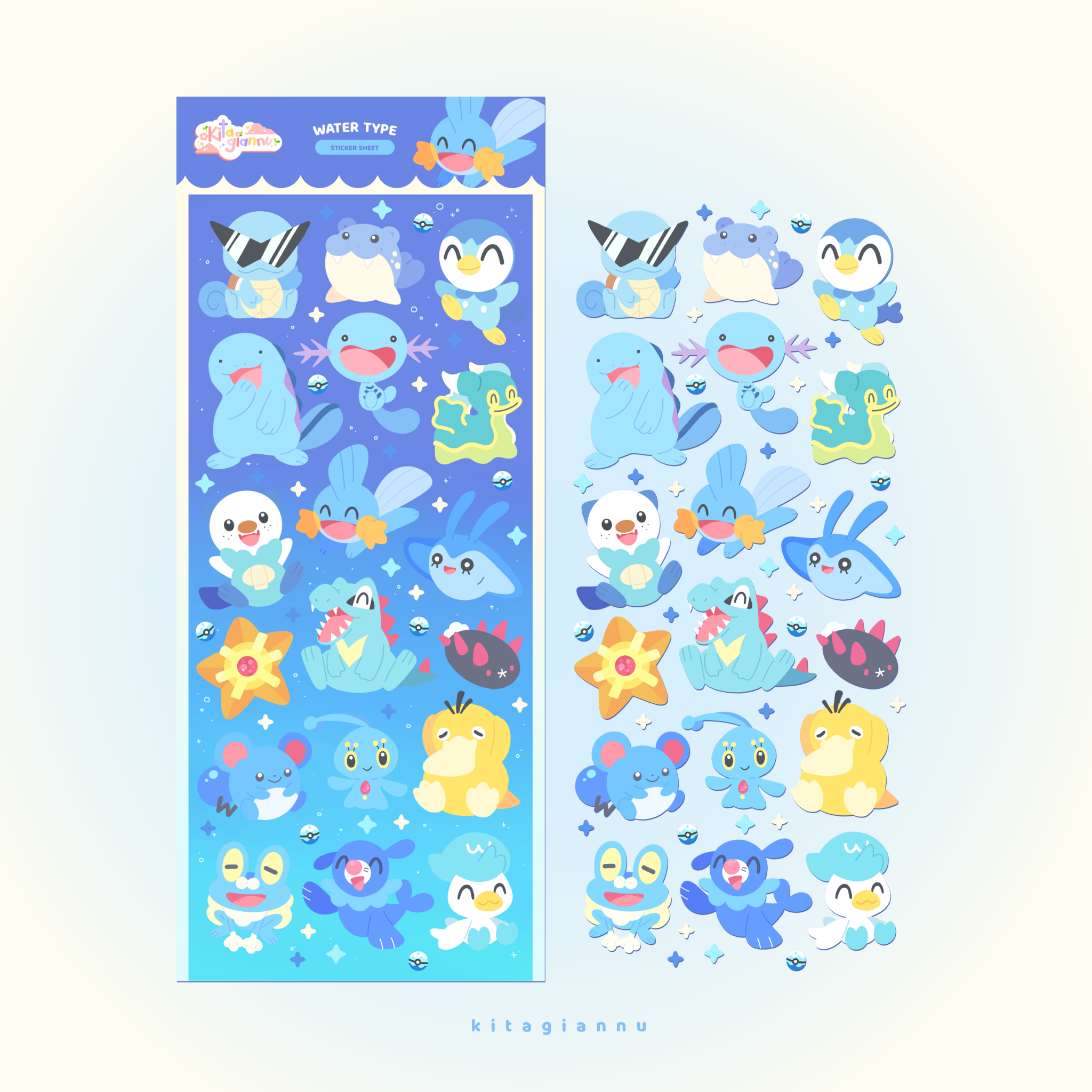Water Type [Sticker Sheet]