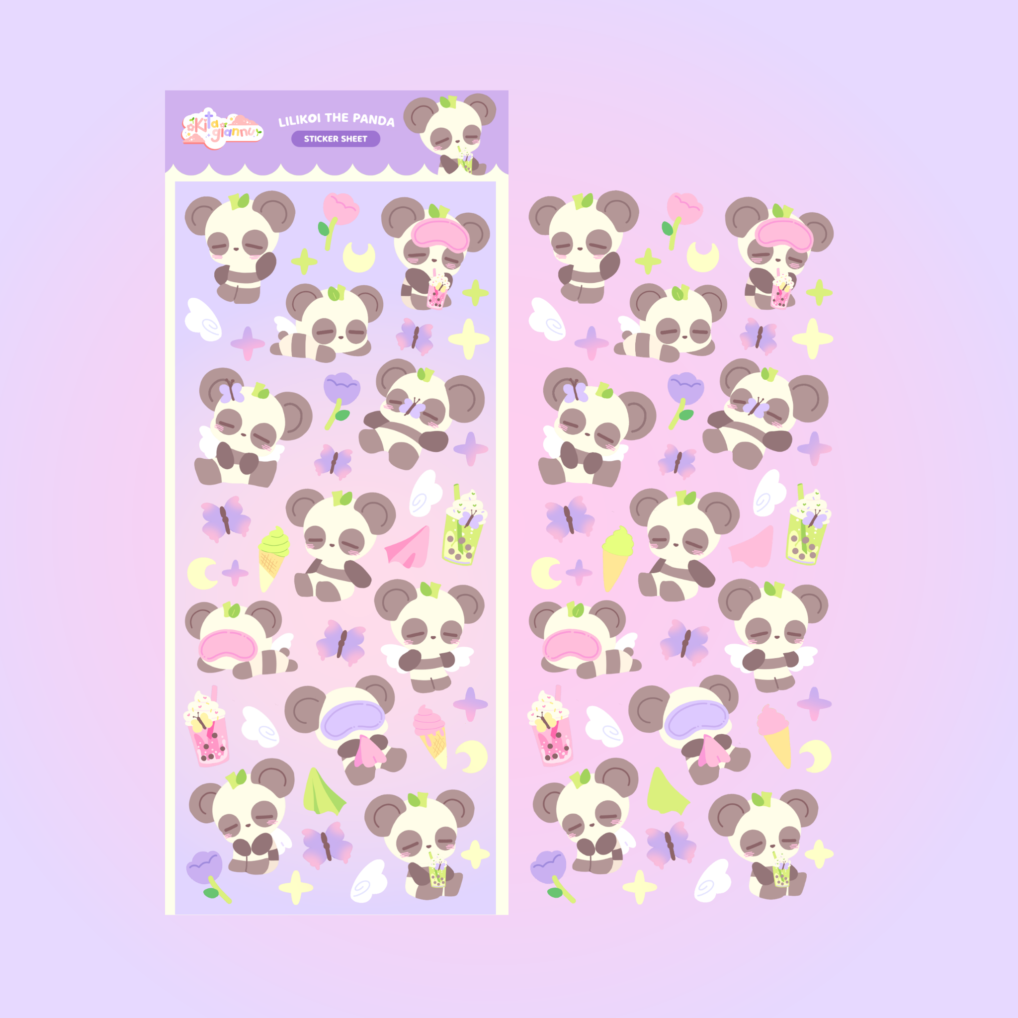 Lilikoi the Panda [Sticker Sheet]