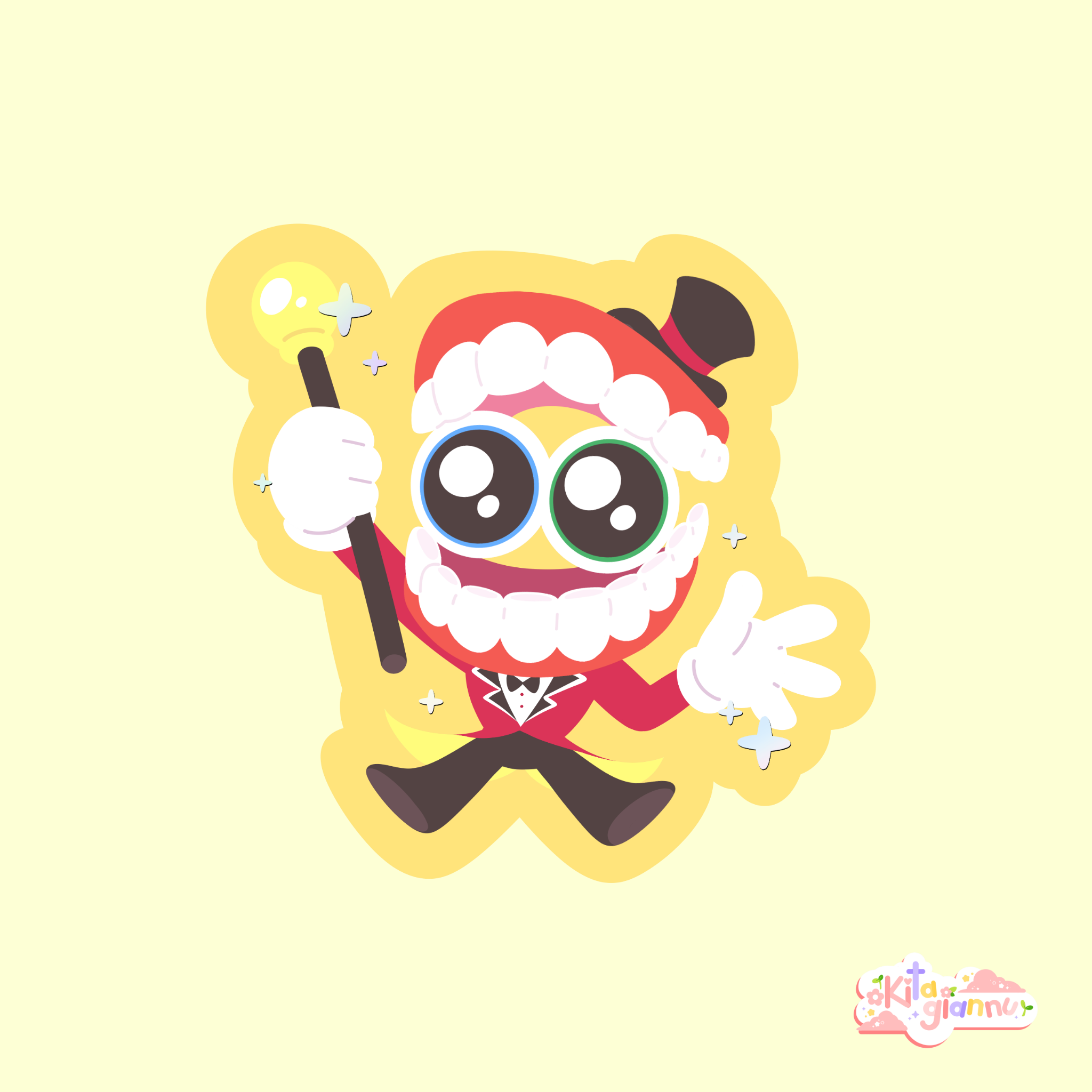 Caine | Vinyl Sticker [IN-STOCK]